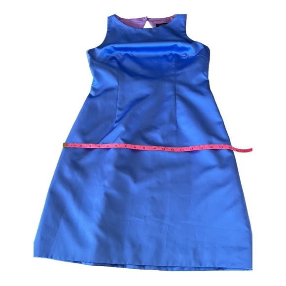 Laundry By Shelli Segal periwinkle satin dress size 8P New with tags - Picture 6 of 10